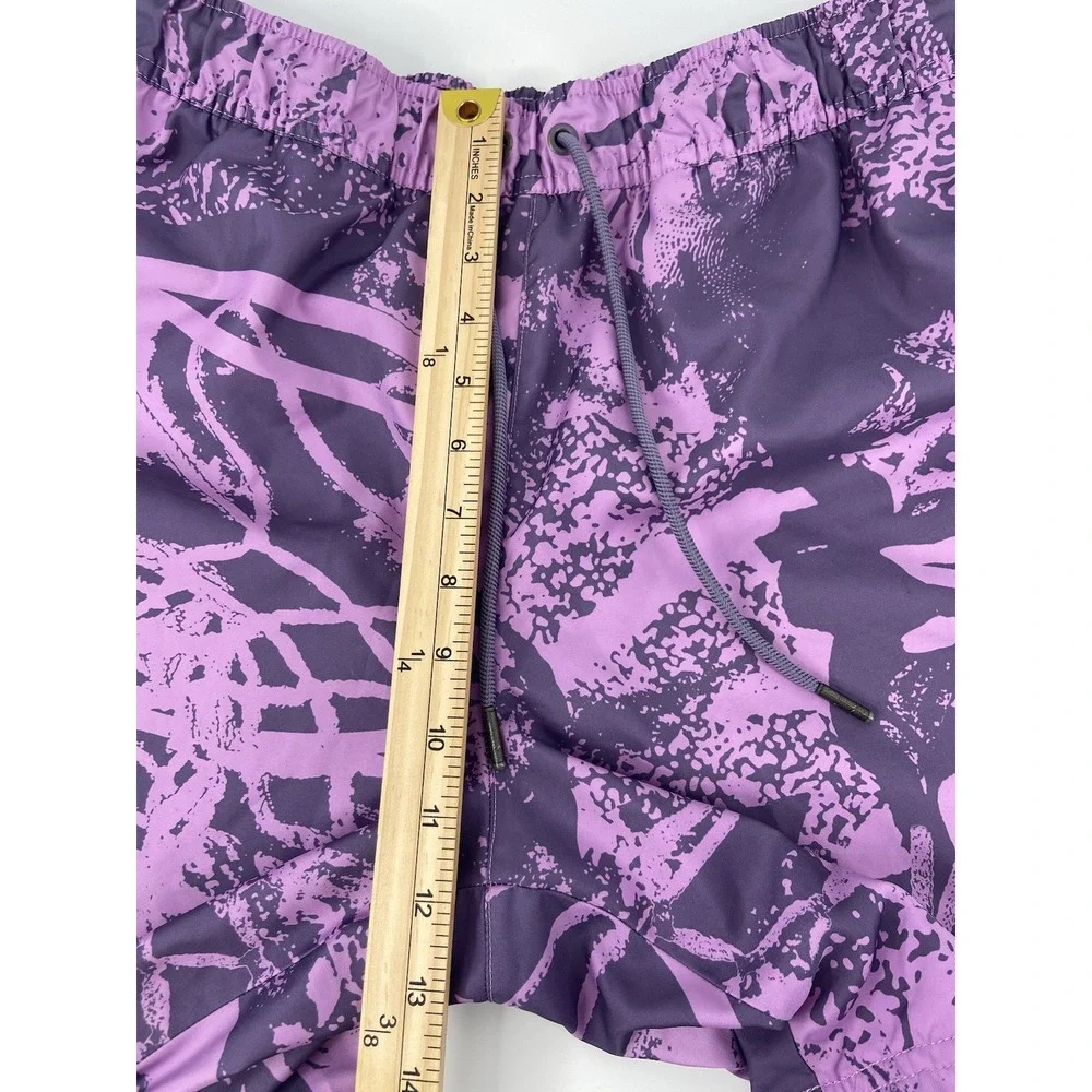 Jordan Flight‎ Poolside Shorts Mens Medium Violet Shock Swim Trunks Mesh Lined